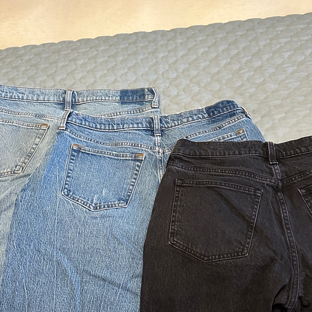 Abercrombie The Baggy Low Rise Jean Bundle - Picture 2 of 6